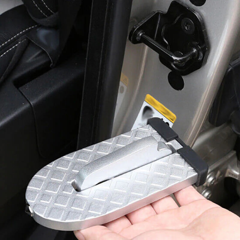 Foldable Car Door Latch Step & Safety Hammer