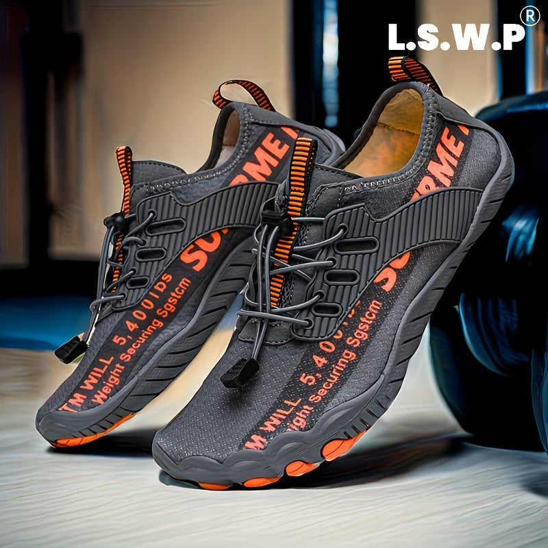 Men's Lightweight Quick-Dry Water Shoes – Non-Slip PU Sole