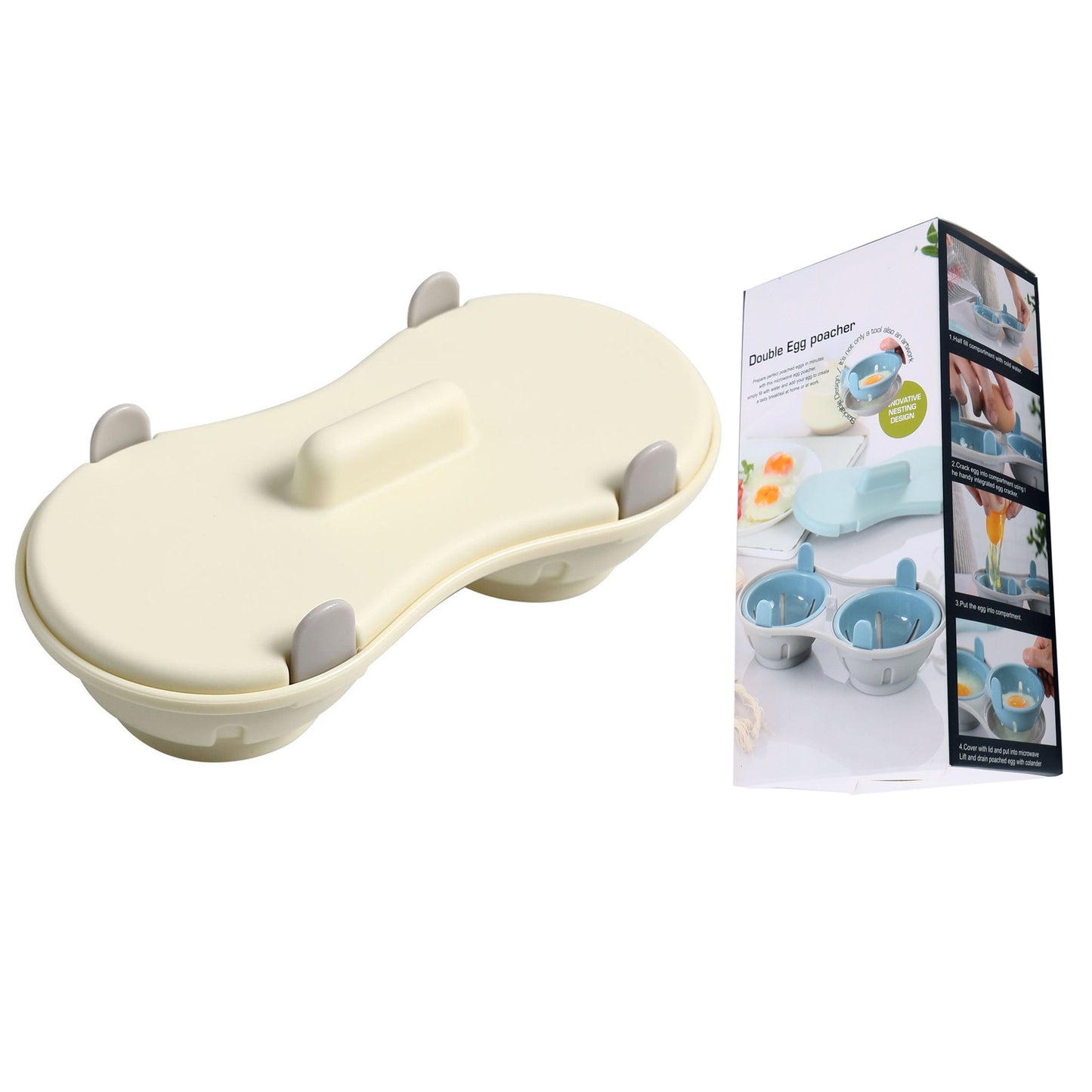 Edible Silicone Drain Egg Boiler