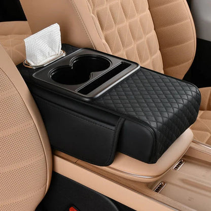 🧻Free Tissue + Car Armrest Heightening Pad (Integrated Pressurized, Multifunctional)