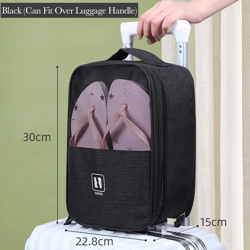 Large Capacity Shoe Bag – Portable Travel Handbag, Organizer for Storage