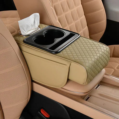 🧻Free Tissue + Car Armrest Heightening Pad (Integrated Pressurized, Multifunctional)