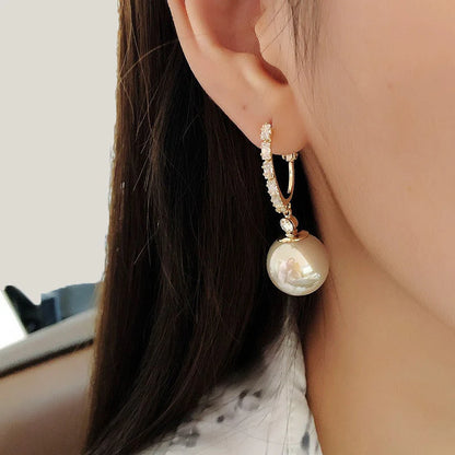 High Quality-Elegant Lightweight Pearl Drop Earrings