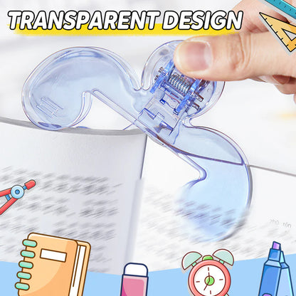 Multifunctional and Portable Transparent Book Page Holder