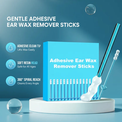 Gentle Adhesive Ear Wax Removal Sticks