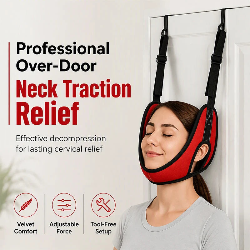 Over Door Cervical Traction Device for Neck Pain Relief