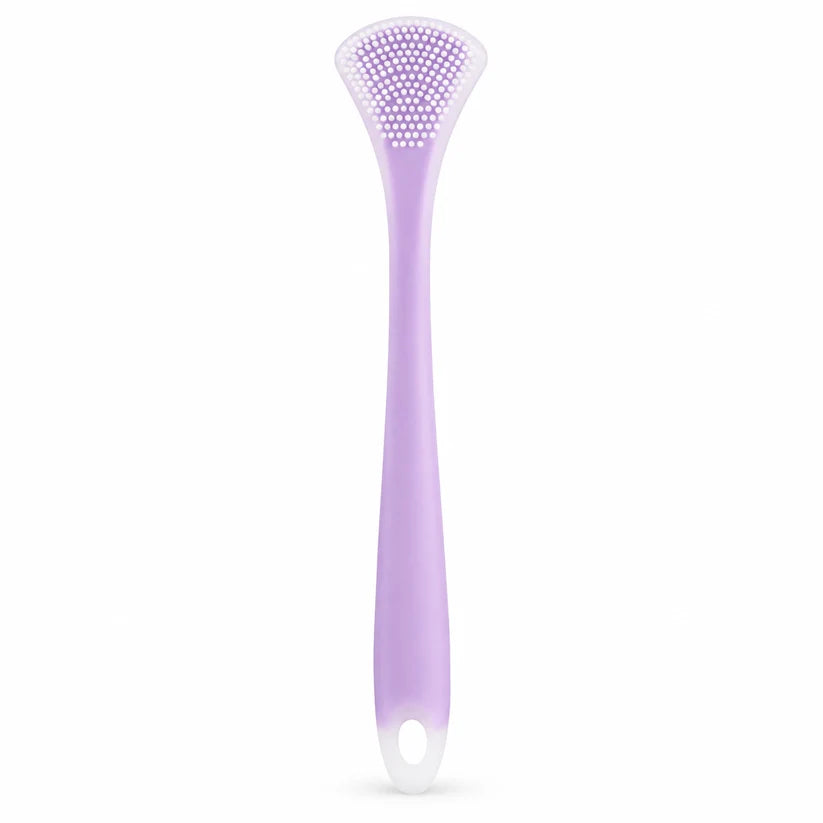 Dual-Sided Silicone Tongue Scraper