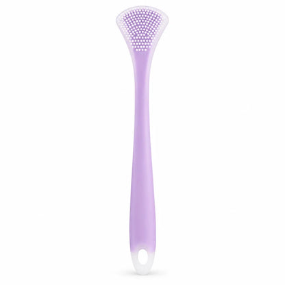 Dual-Sided Silicone Tongue Scraper