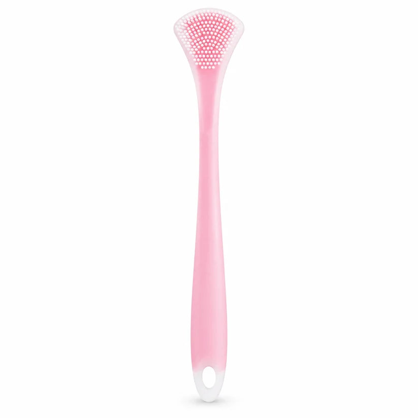 Dual-Sided Silicone Tongue Scraper