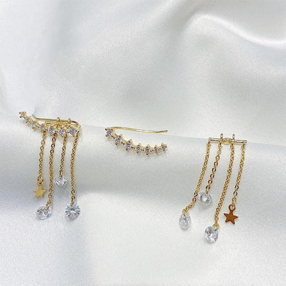 Star Tassel Earrings