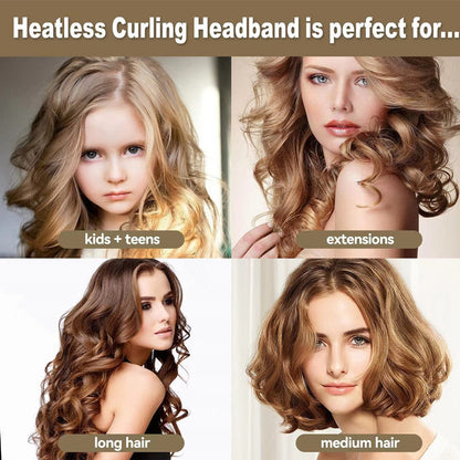 Heatless Hair Curling Rod Set