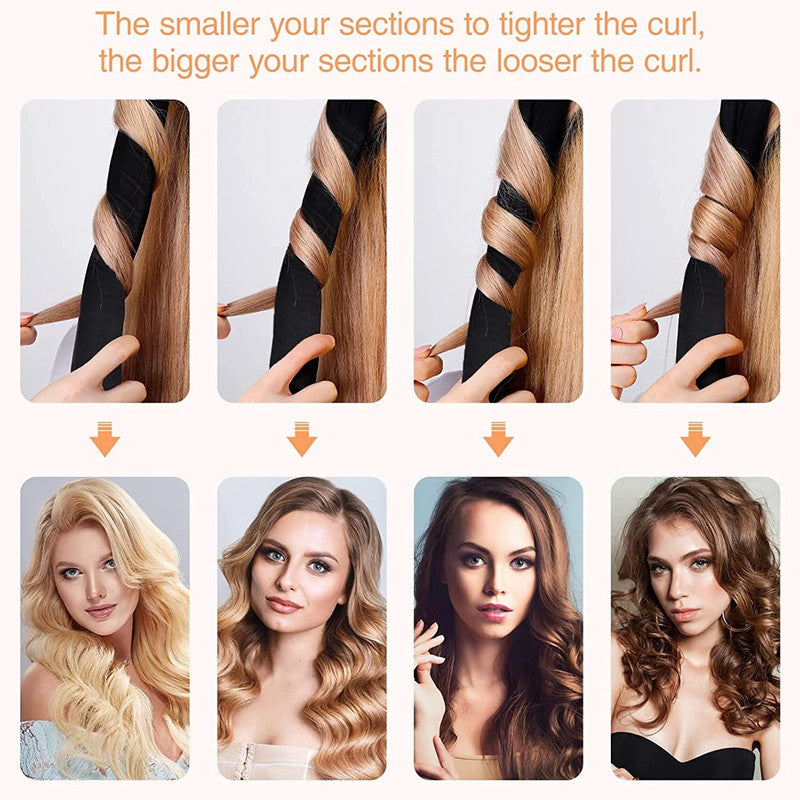 Heatless Hair Curling Rod Set