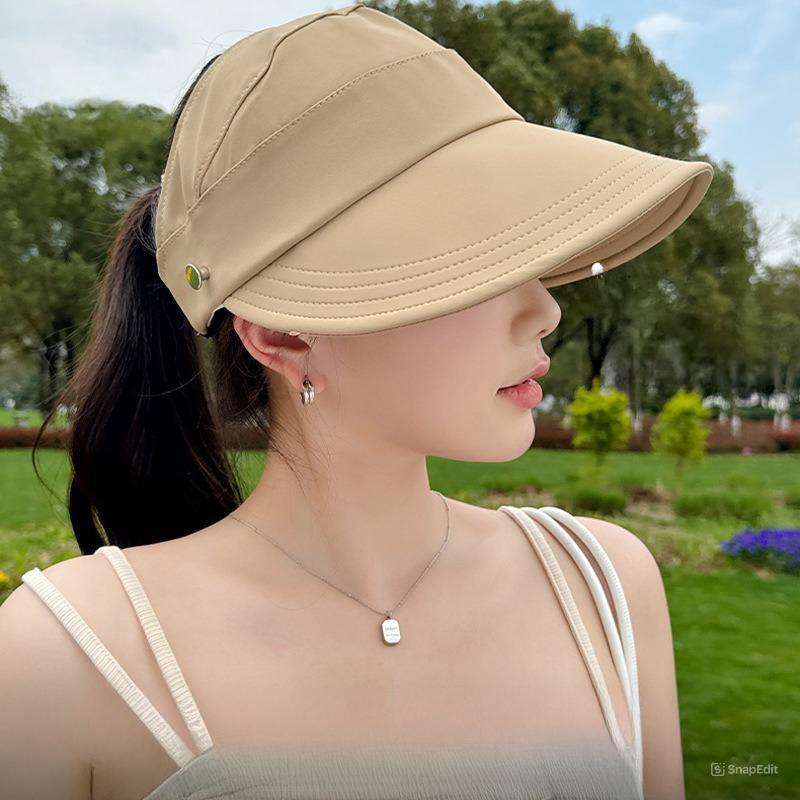 Quick-Drying Thin Sun Hat, Topless Cap