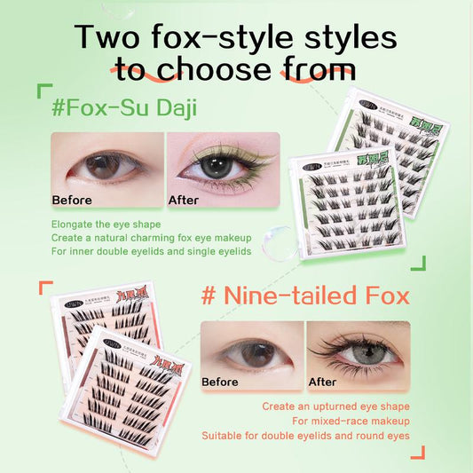 Glue-Free Foxy False Eyelashes