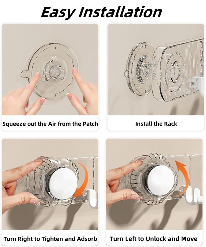 পাঞ্চলেস রোটেটিং সাকশন কাপ হ্যাঙ্গার