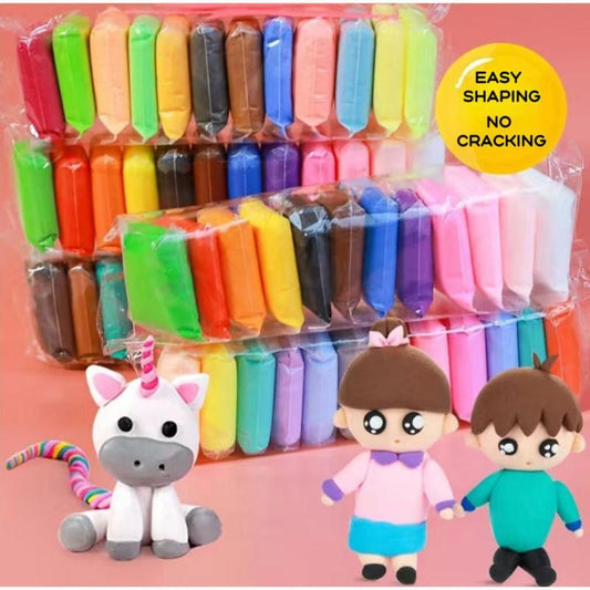 Super Lightweight Clay Set For Kids, Children's Craft, 12/ 24/ 36 Colors