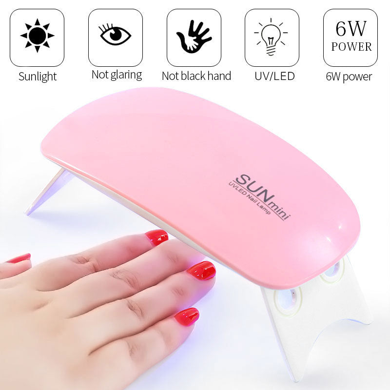 Mini Nail UV LED Lamp Portable Mouse Shape USB Fast Drying