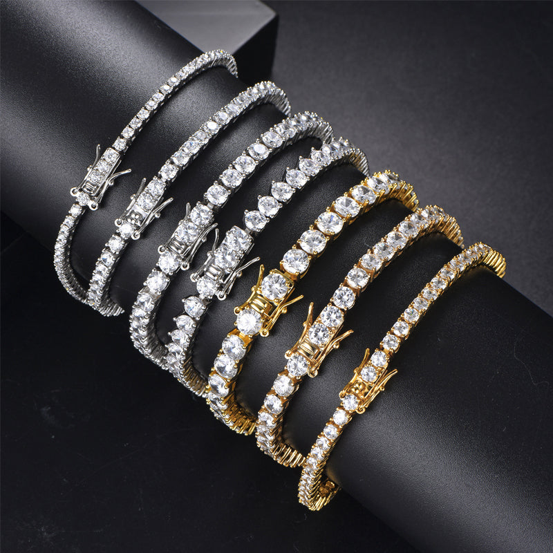 Electroplated Zircon Bracelet for Women