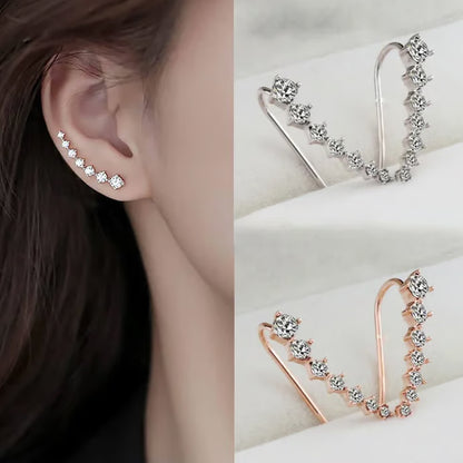 Rhinestone Long Earrings Big Dipper Constellation Jewelry
