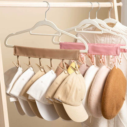Portable Foldable Velcro Clothes Hanger – Fabric Storage Rack
