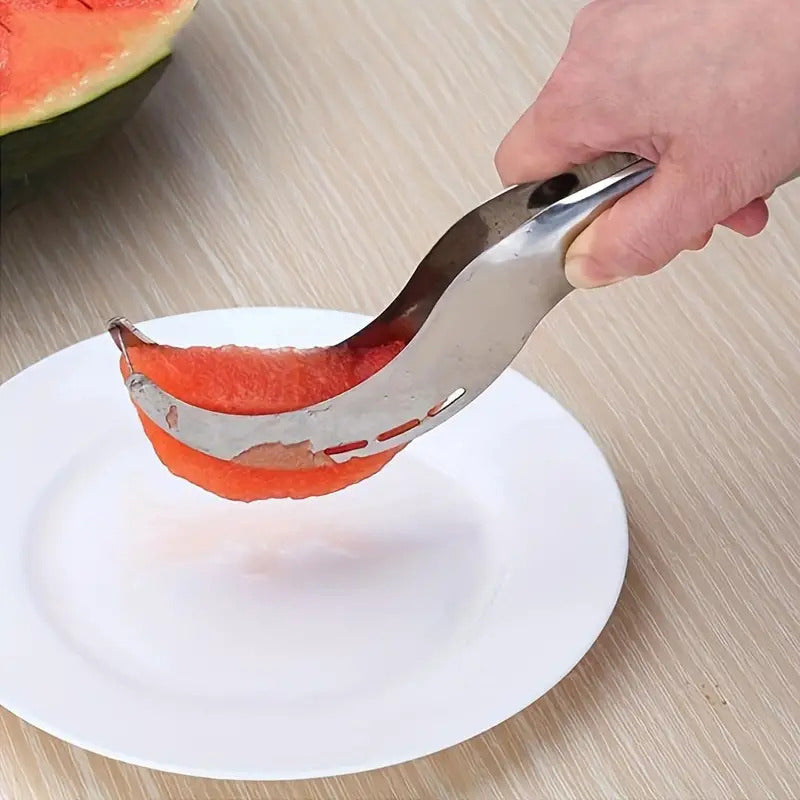 Heavy Duty Stainless Steel Watermelon Slicer Fruit Cutter Kitchen Tool