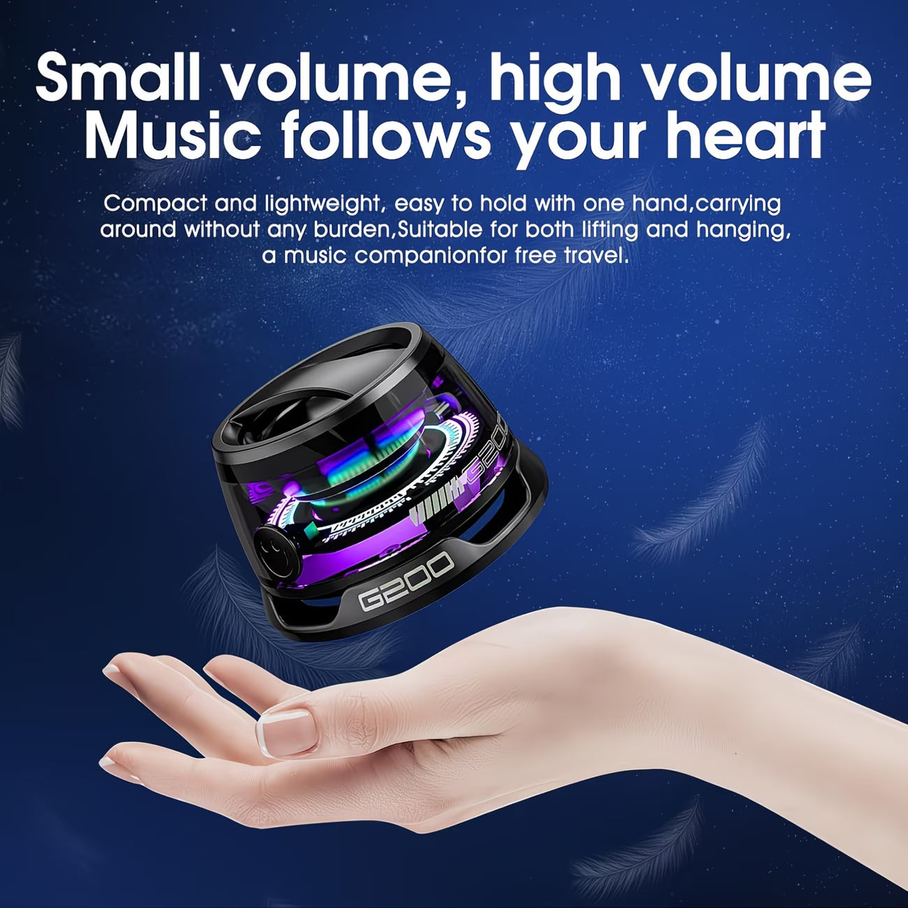 Magnetic Portable Mini Wireless Bluetooth Speaker