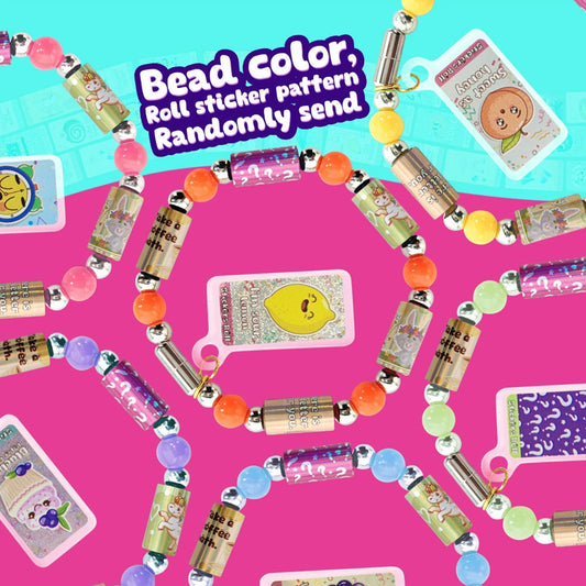 Kids DIY Surprise Sticker Bracelet Toy – Educational Blind Box Craft Gift