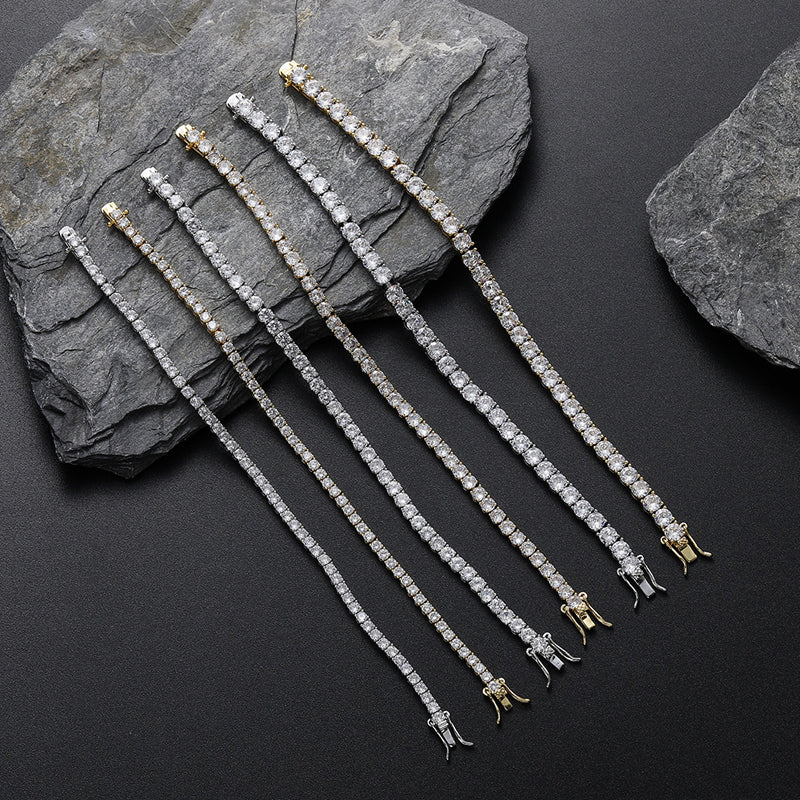 Electroplated Zircon Bracelet for Women