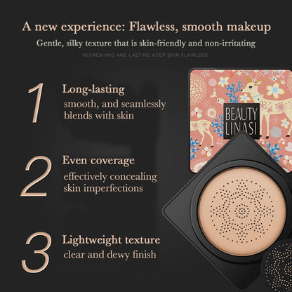 Cushion BB Cream Concealer Moisturizing Brightening Primer Foundation