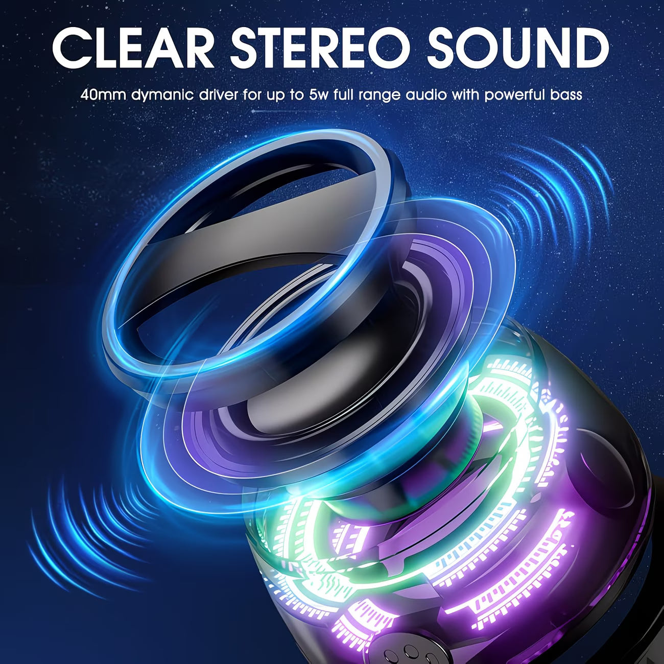 Magnetic Portable Mini Wireless Bluetooth Speaker