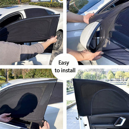 Car Sun Shade Curtain – UV Protection, Heat Insulation & Privacy, Mosquito Net for Windows